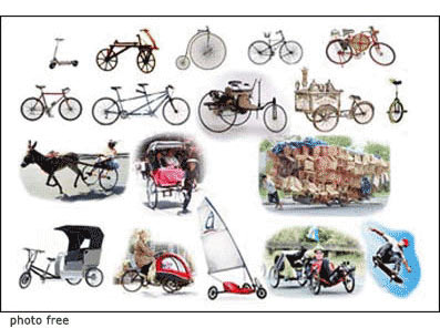 biciclette e tricicli vari