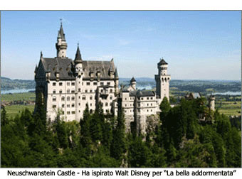 un castello che ha ispirato Walt Disney